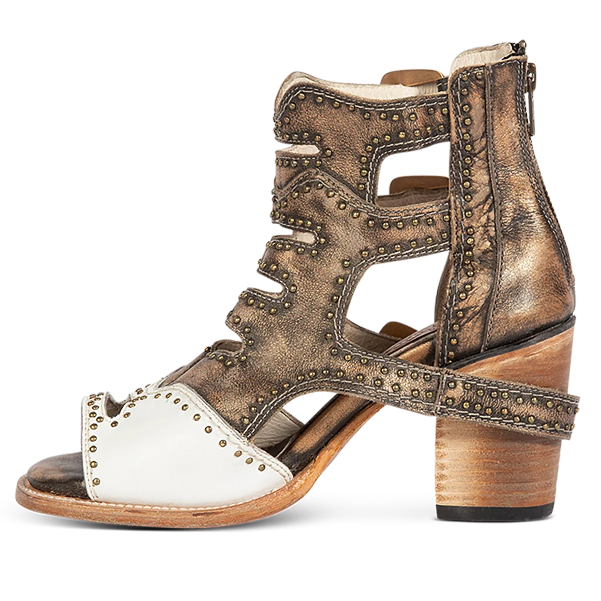 Bradshaw - White/Gold Multi - Image 5