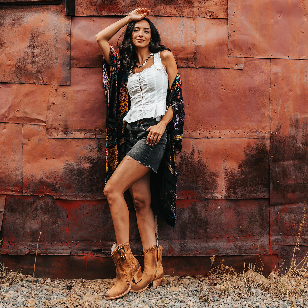 Freya - Cognac Suede - Image 2