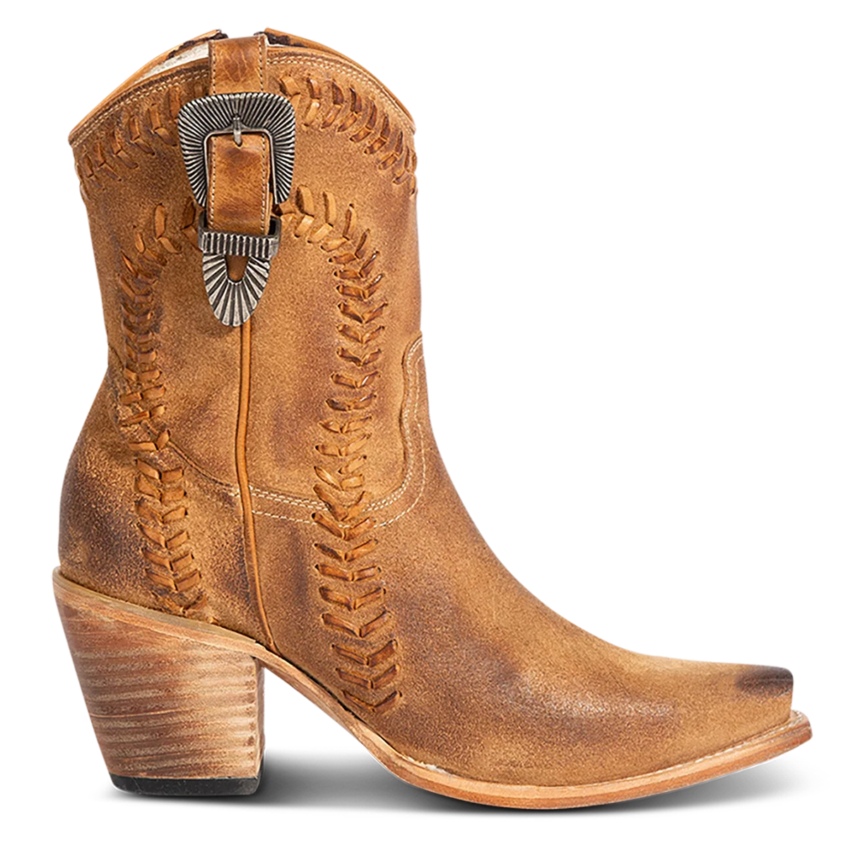 Freya - Cognac Suede - Image 3