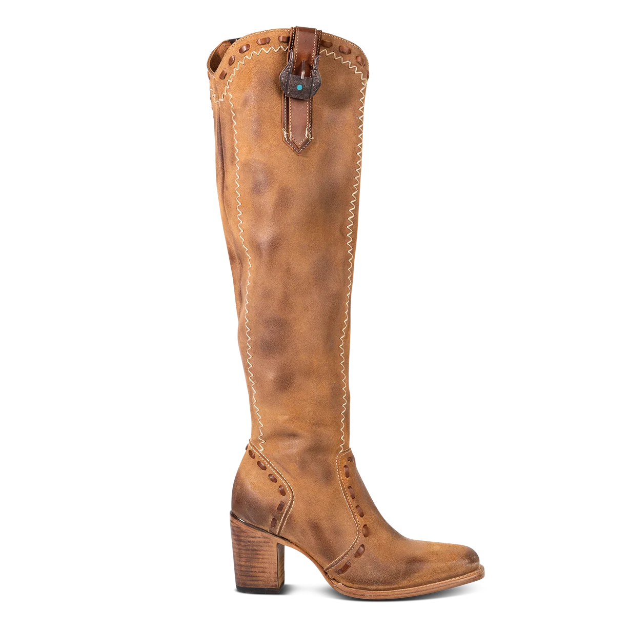 Paisley - Cognac Suede - Image 3