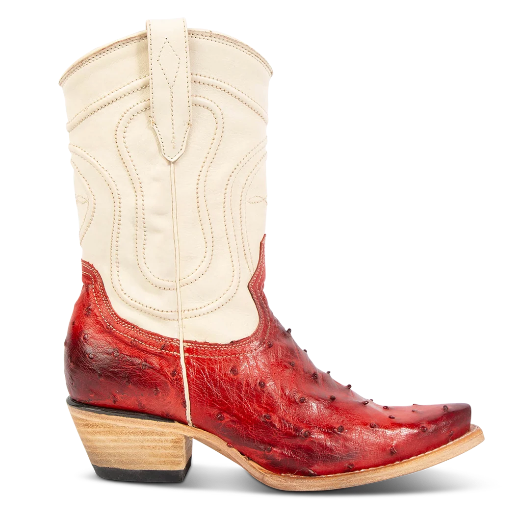 Warrick - Red Ostrich Multi - Image 3