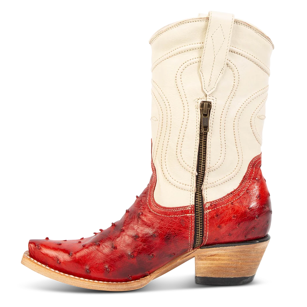 Warrick - Red Ostrich Multi - Image 5